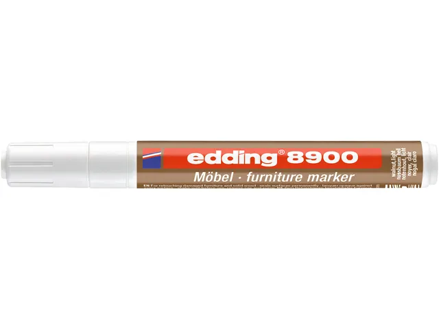 Viltstift edding 8900 meubelmarker notenhout licht