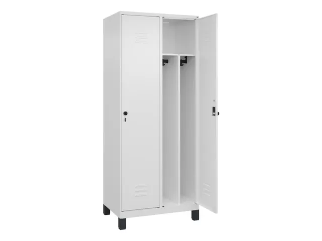 locker voor scheiding van kleding,HxBxD 1950x800x500mm,2vak