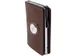 Pasjeshouder Clicksafe RFID jachtleer BR/ZI 6 pasjes met opbergvak voo