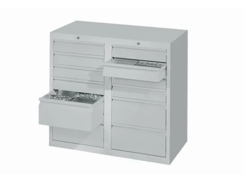 Ladenkast 900x1000x500mm 8+4 Laden Gewoon Uitschuifbaar Geleiderails