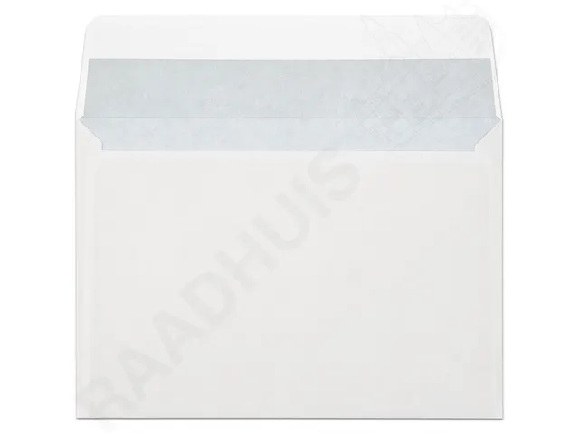 Dienstenvelop Raadhuis 114x162mm C6 Gegomd Wit Doos A 500 Stuks