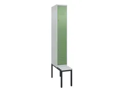 Dubbeldekse dekenkist,HxBxD 2120x300x815mm,1x2vak.,vak B 300mm