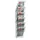 Prospectushouder Acryl 1130x230x190mm 6 Din A4 Bakken Frame Lichtgrijs