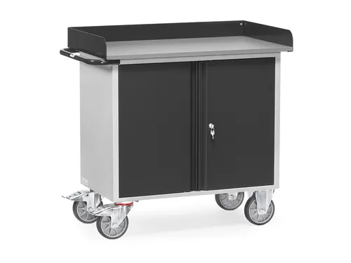 Werkplaatswagens Van Staalplaat 12456 Ral7035 Front Ral7016