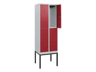 dubbeldekse locker,HxBxD 1950x600x500mm,2x2vak.,vak B 300mm - 2