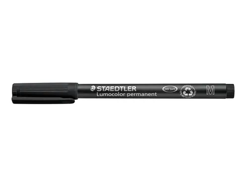Viltstift Staedtler OHP Lumocolor 317 Medium 1.0mm Zwart