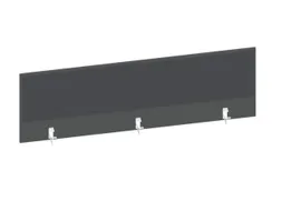 baliepaneel bureau aanbouw achter MS-donkergrijs antraciet 1600mm