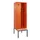 locker met bank,voor scheiding van kleding,HxBxD 2120x600x815mm,2vak