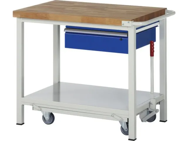 Werkbank Hxbxd 880x1000x700mm Beukenhouten Werkblad 1lade