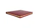 Gastenboek Alpille 2 6x22cm 140bl rood