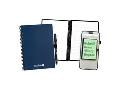 Notitieboek Bambook Navy A5 lijn 40pagina's uitwisbaar blauw