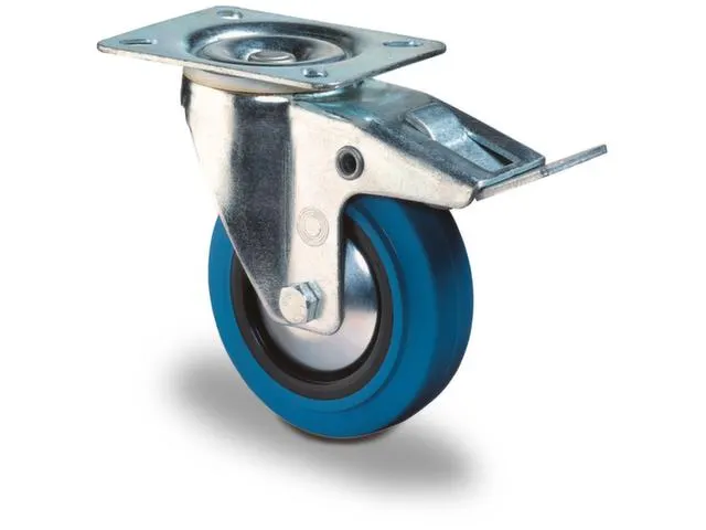 Zwenkwiel Dubbele Vastzetter Elastische Band Kunststof-Velg 125x50mm