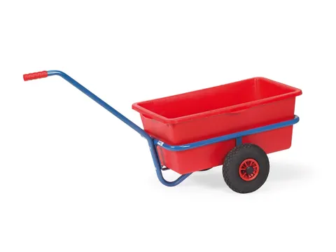 Handtrekwagen Kunststof Bak 4101V 200kg 632x232mm Massief Rubber