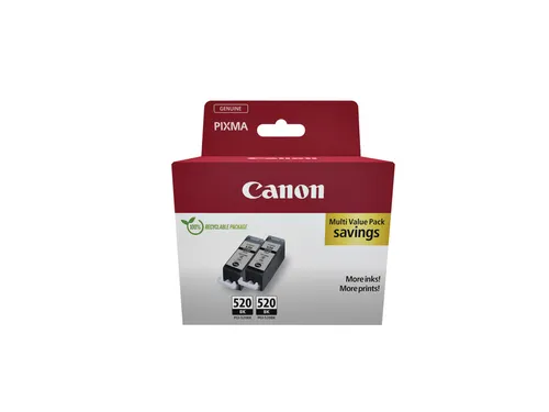 Canon PGI-520 Twinpack Inktcartridges Zwart Voordeelset