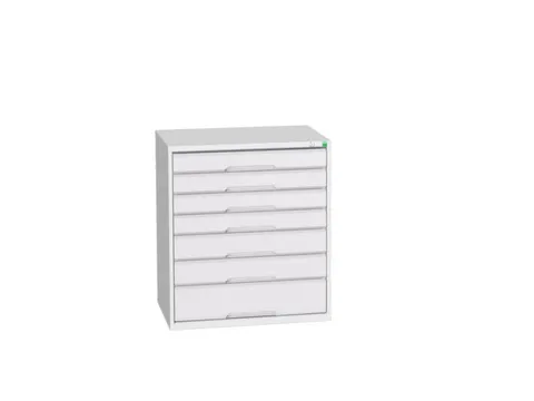 ladekast HxBxD 900x800x550mm 7laden romp RAL7035 front RAL7035