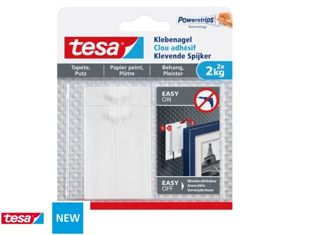 Klevende spijker Tesa behang en pleisterwerk 2kg