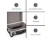 Valise À Outils En Aluminium - 320x230x155mm - 11,4 L - Noir