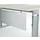 zichtscherm,v. bureau,HxB 320x1800mm,zilverkleurig