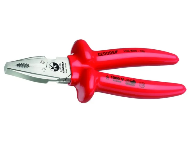 Pince combinée VDE Kraft avec isolation par immersion 160 mm