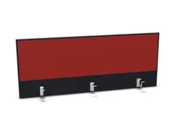 opzetpaneel bureau aanbouw achter B 1400mm CC-zwart BN4011-rood