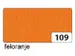 Papier crépon Folia 250x50cm 10 feuilles n° 109 orange vif