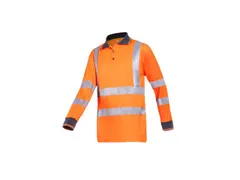 Poloshirt Olgiata Fluororanje, Maat S