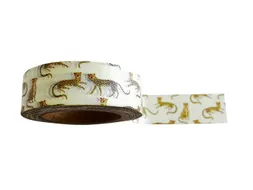 Tape Washi Panter wit 15mmx10m