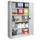 Ruime Vouwdeurkast Hxbxd 1950x1200x400mm 4legborden Ral7035