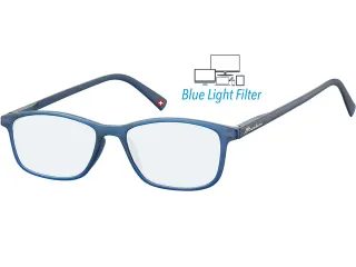 Bril Montana +0.00 dpt blue light filter blauw - 2