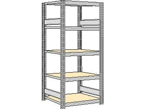 magazijnstelling,grondveld,HxBxD 2000x931x626mm,vakl. 250kg