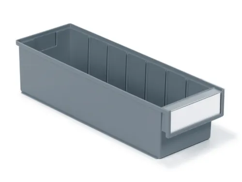 stellingbak,HxBxD 100x132x400mm,PP,grijs