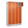 lockerkast,HxBxD 1950x1200x500mm,4x5vakken,vak B 300mm,cil.-slot