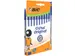 balpen Cristal Medium, blauw, blister van 10 stuks