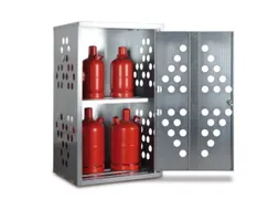 Gasflessenkast 1435x860x720mm Voor 10 Gasflessen (11kg) Plaatstaal