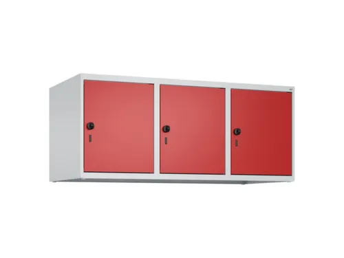 opzetkast,v. locker,3vak.,vak B 400mm,HxBxD 500x1200x500mm