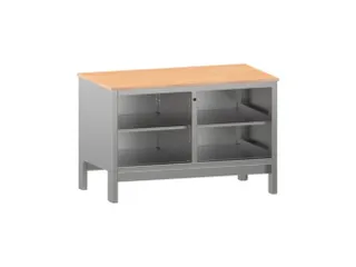 werkbank,HxBxD 870x1250x725mm,multiplexblad,draagverm. 1000kg,4voeten - 1