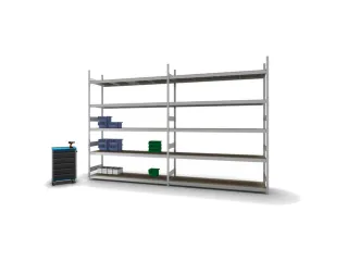 breedvakstelling,grondveld,HxBxD 3000x2320x635mm,vakl. 350kg - 3