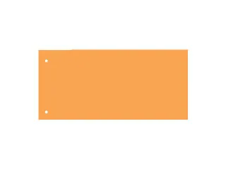 Scheidingsstrook Qbasic 225x120mm 50 stuks oranje - 2