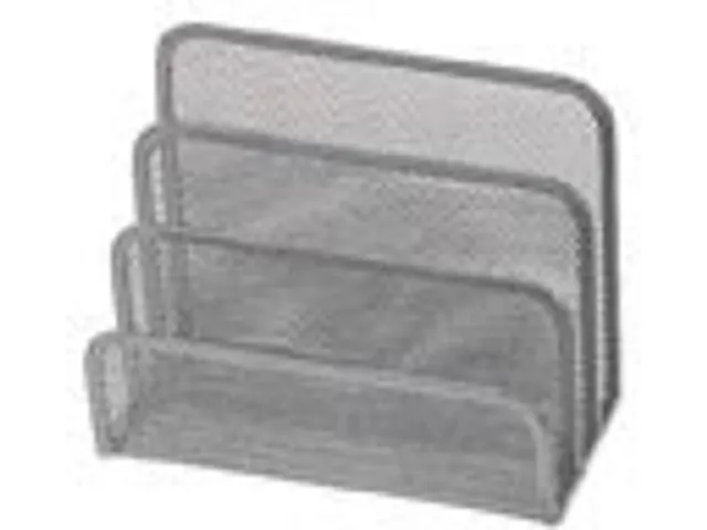 Briefhouder 3 Delig Metaal Zilver 170x83x135mm