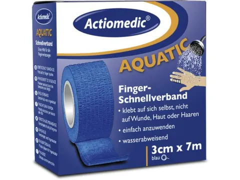 Snelverband Waterafstotend Elastisch Lb 7mx30mm Blauw