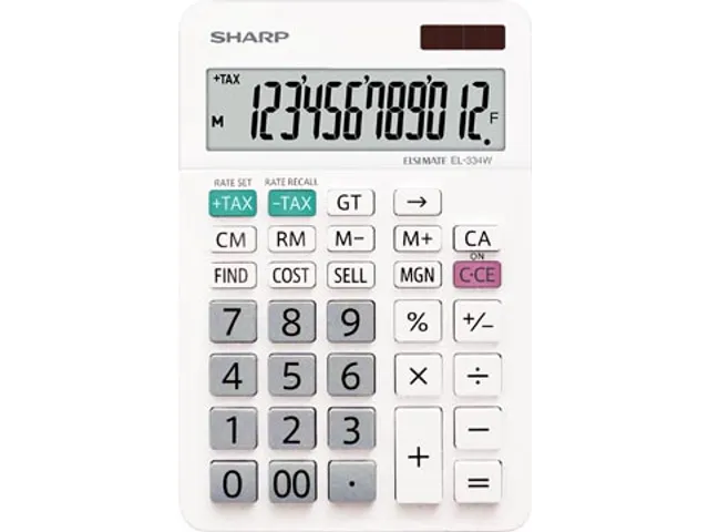 bureaurekenmachine EL-334W wit