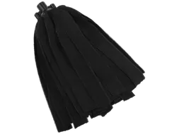 Vikan Microfibre draadmop microvezel stroken schroefdraad Zwart