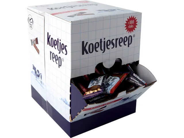 Chocolade Koetjesreep mini circa 180 stuks