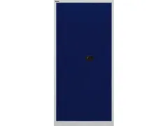 kantoorkast openslaande deuren HxBxD 1950x914x400mm Stalen grijs blauw