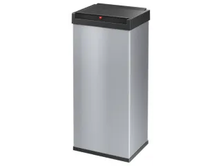 afvalbak,52l,HxBxD 763x339x260mm,romp staal zilverkleurig - 1