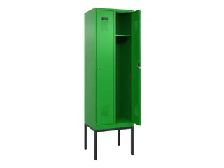 locker,HxBxD 2120x600x500mm,2vak,vak B 300mm,cil.-slot,voetonderstel - 1