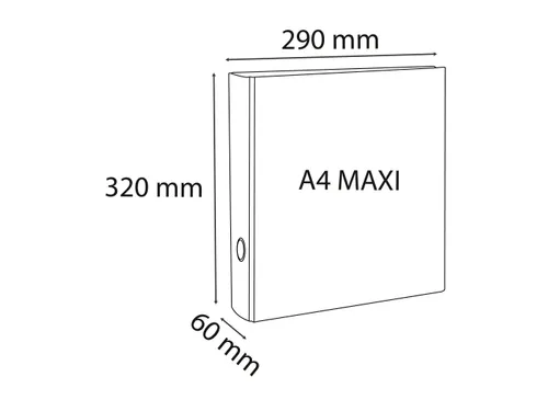 Ringmap PVC A4+ 4D-R 40 mm 3dekaft rood