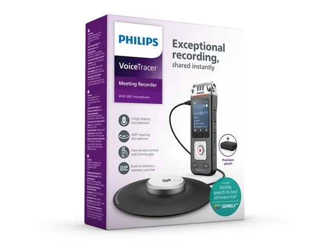 Philips VoiceTracer DVT 8115 Digital voice recorder voor vergaderingen