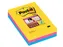 Memoblok 3M Post-it 4690 Super Sticky 101x152mm lijn Rio Assorti