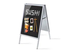 Stoepbord A1 complete set met print "Sushi"